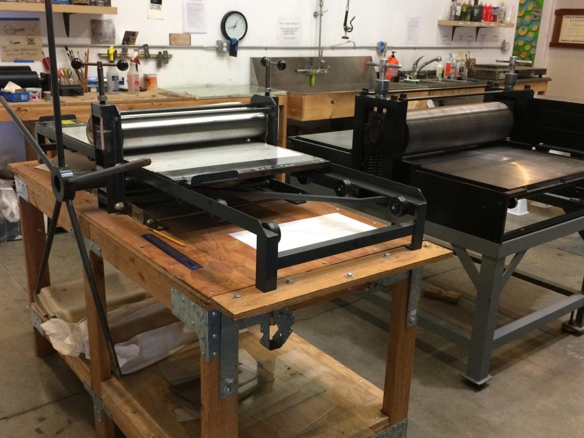 Printing machine in Myrtle Press
