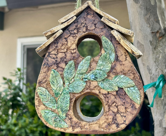 SLAB BUILDING BIRD HOUSES - Verge Center for the Arts